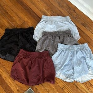 Bundle of 5 Lululemon shorts
